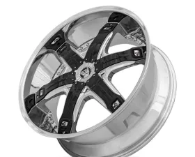 Diablo Fury Wheel 24x10 5x114.3 12 73.1 Chrome